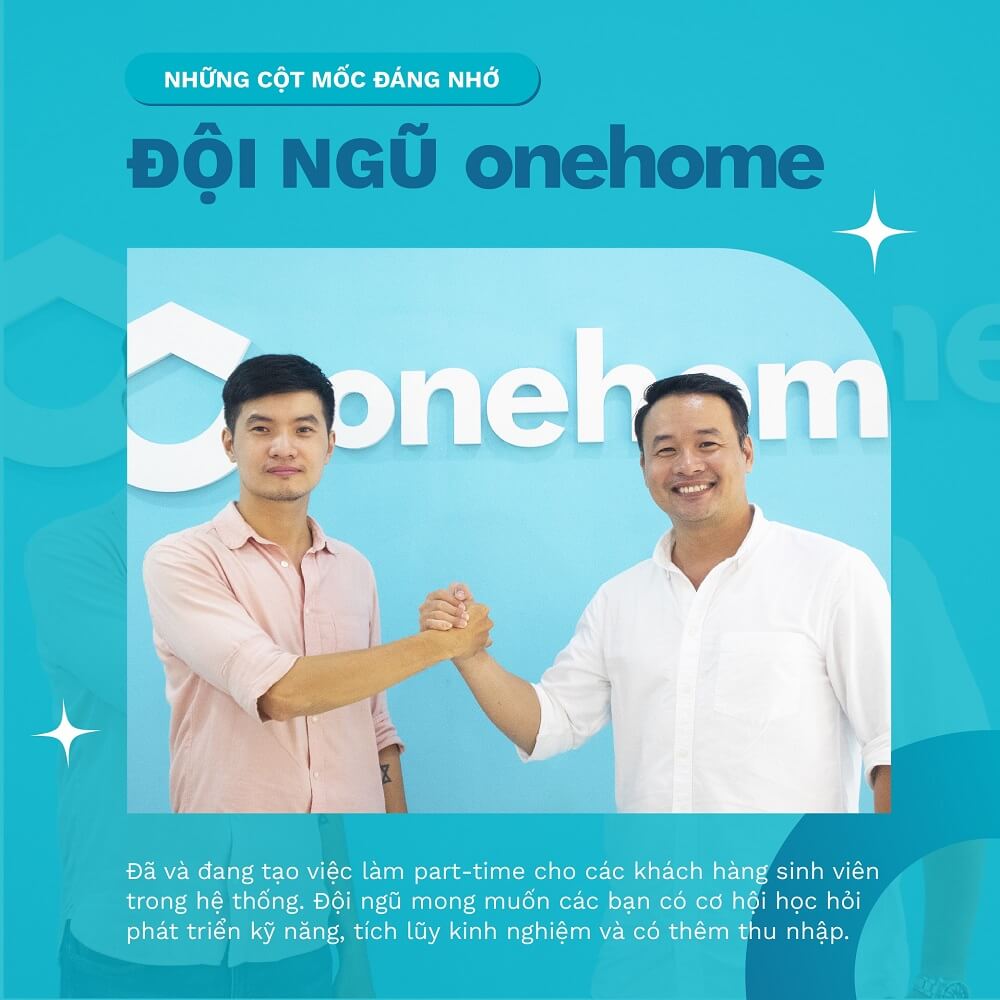 Onehome - Những cột mốc đáng nhớ