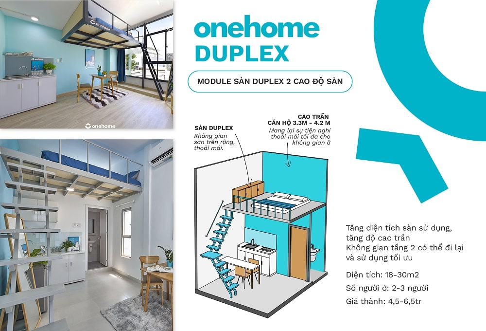 Mô hình sản phẩm - Onehome Duplex