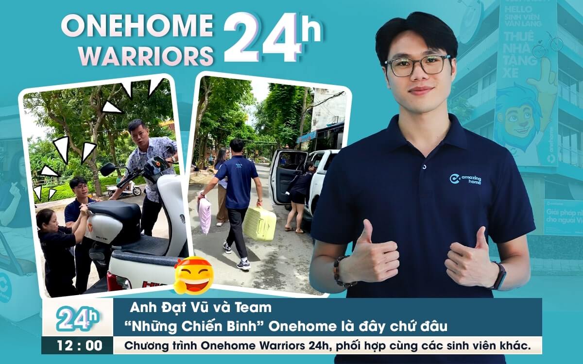 Onehome - Bàn giao phòng, hỗ trợ tận tình đến các tân sinh viên