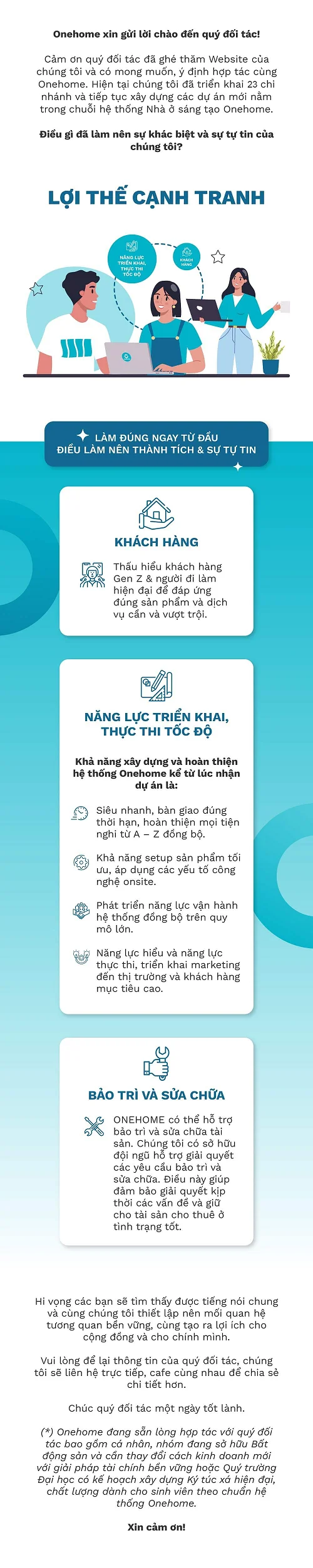 Onehome - Lợi thế cạnh tranh